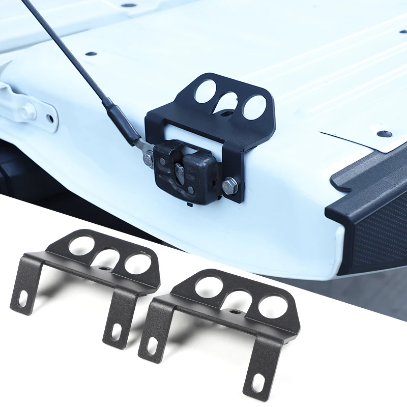 

2piece set Carbon Steel Black For Nissan Frontier 2022+ Car Tailgate Expansion Anchor Point Fixed Rope Bracket Car Accessories