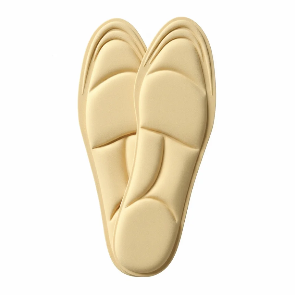 Breathable 5D Memory Insoles Massage Soft Shock-Absorbing Insoles Cuttable Arch Support Men Women Insoles Various Shoe Styles