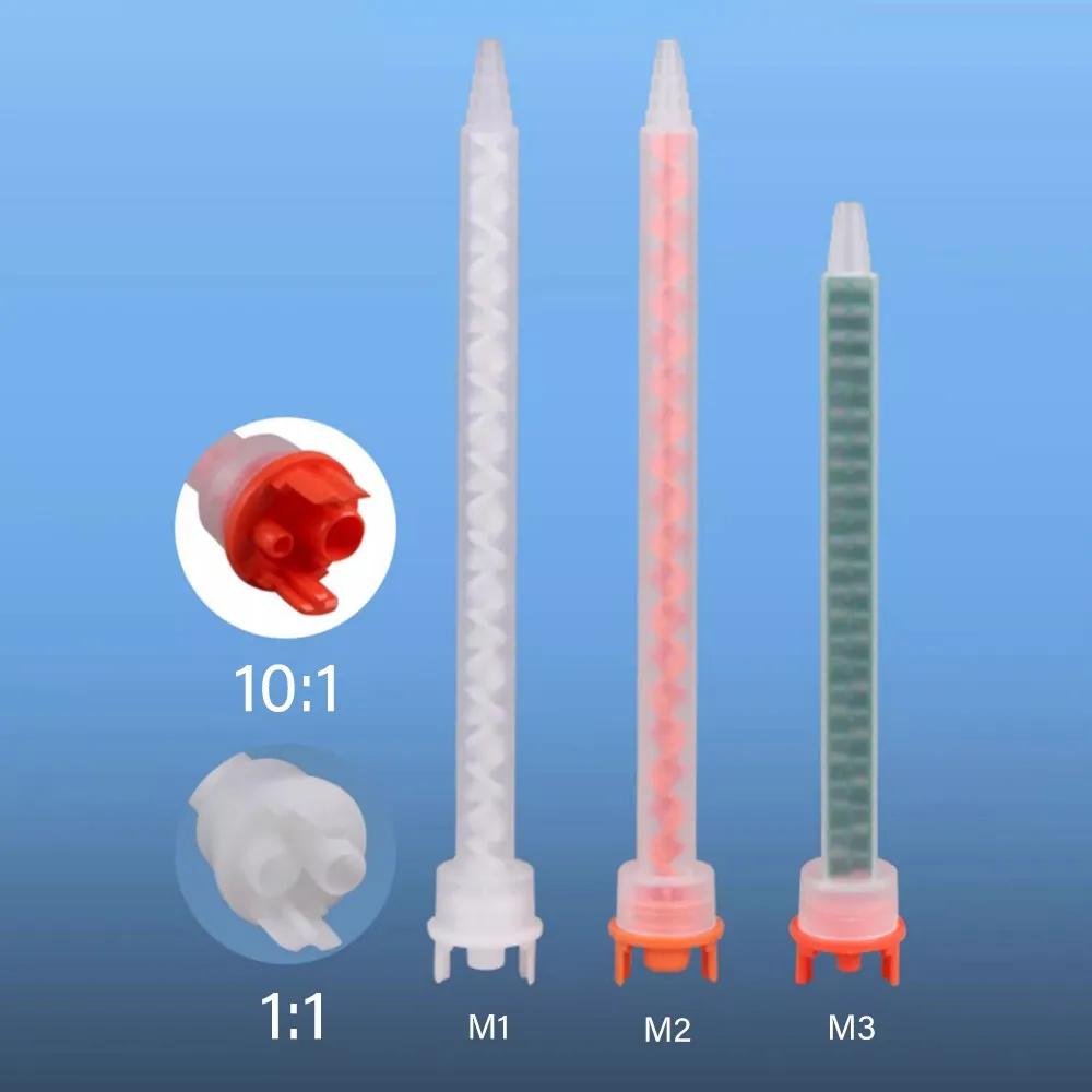 

Сопло для смешивания эпоксидной смолы SY, статическое сопло для смешивания MF08/MFQ08/MFX08, клейкие картриджи, наконечники, насадки для смешивания