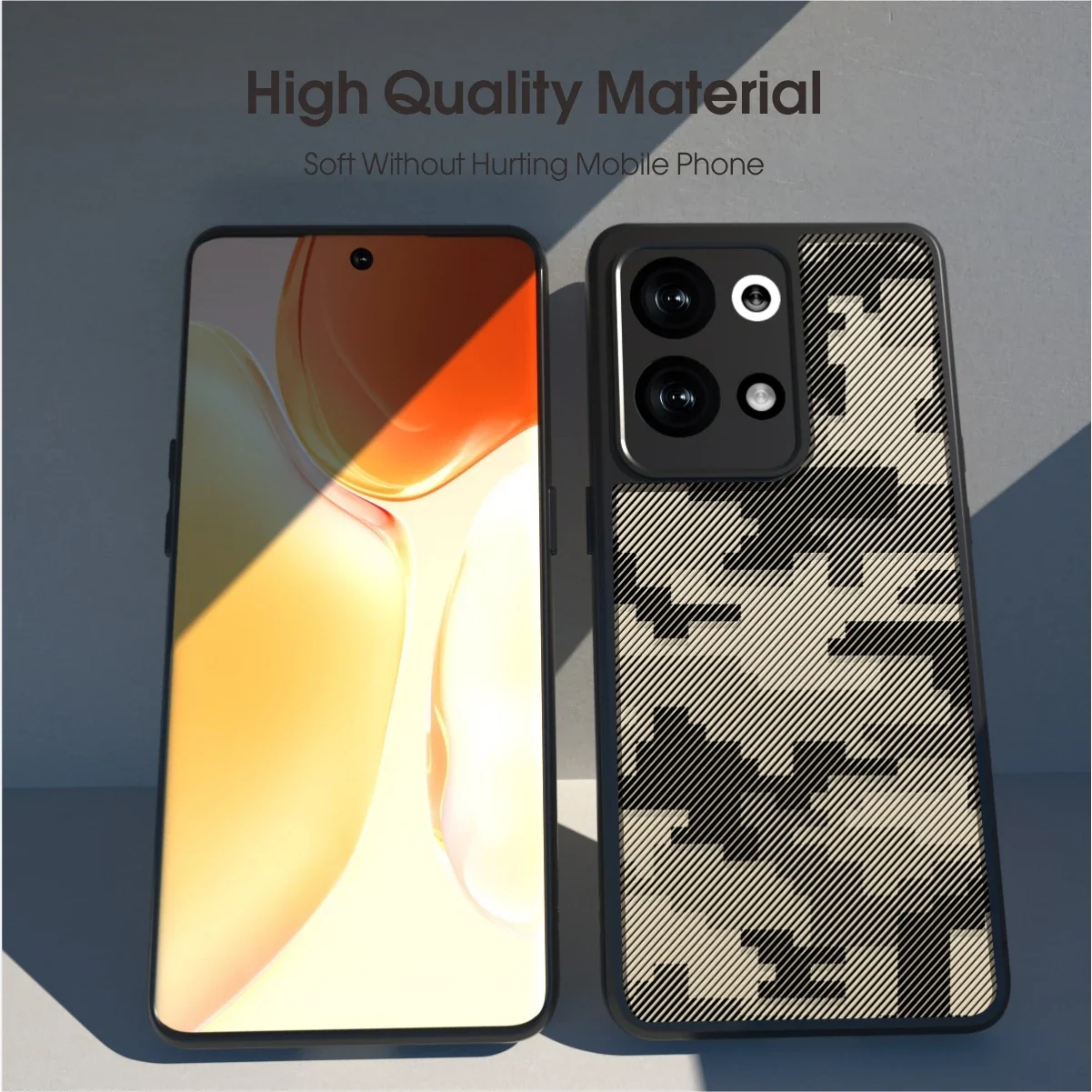 

for Oppo Reno9/Reno9 Pro Clear Phone Case [Shockproof][Anti-Yellowing] Soft TPU Slim Cover with [Military-Grade Protection] Scra