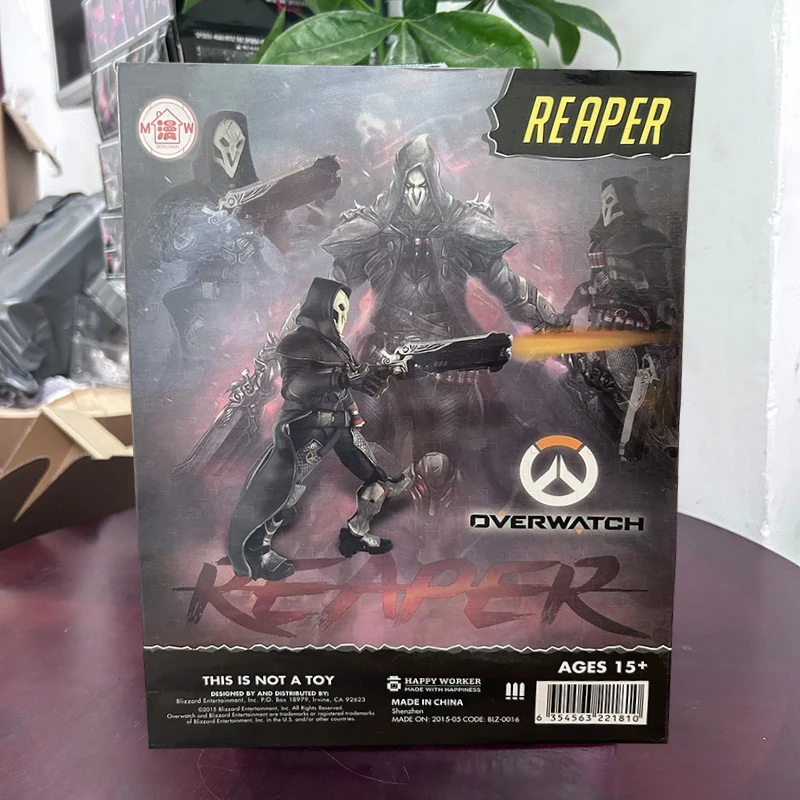 Play Arts Hot Toys Overwatch Grim Reaper Tracer Figma 352 Reaper Tracer Genji Gabriel Reyes Action Figure Collection Toy Gifts