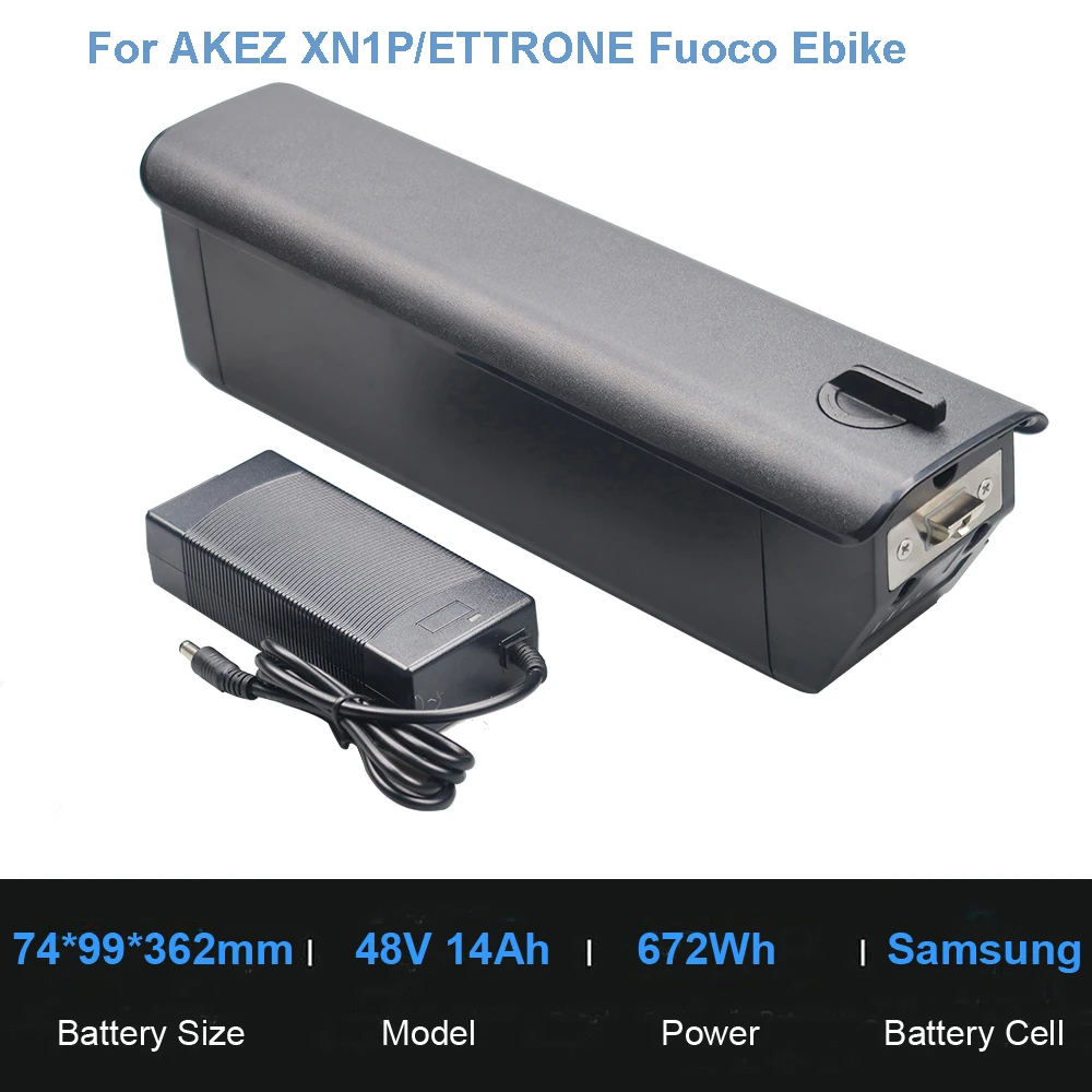 NONE Elektro fahrrad Li-Ionen-Batterie 48v 17.5ah 13ah 15ah 17ah für ailife x26a x26b Reid Tracker 1 Tracker 2 akez xn1p ettrone fuoco 7