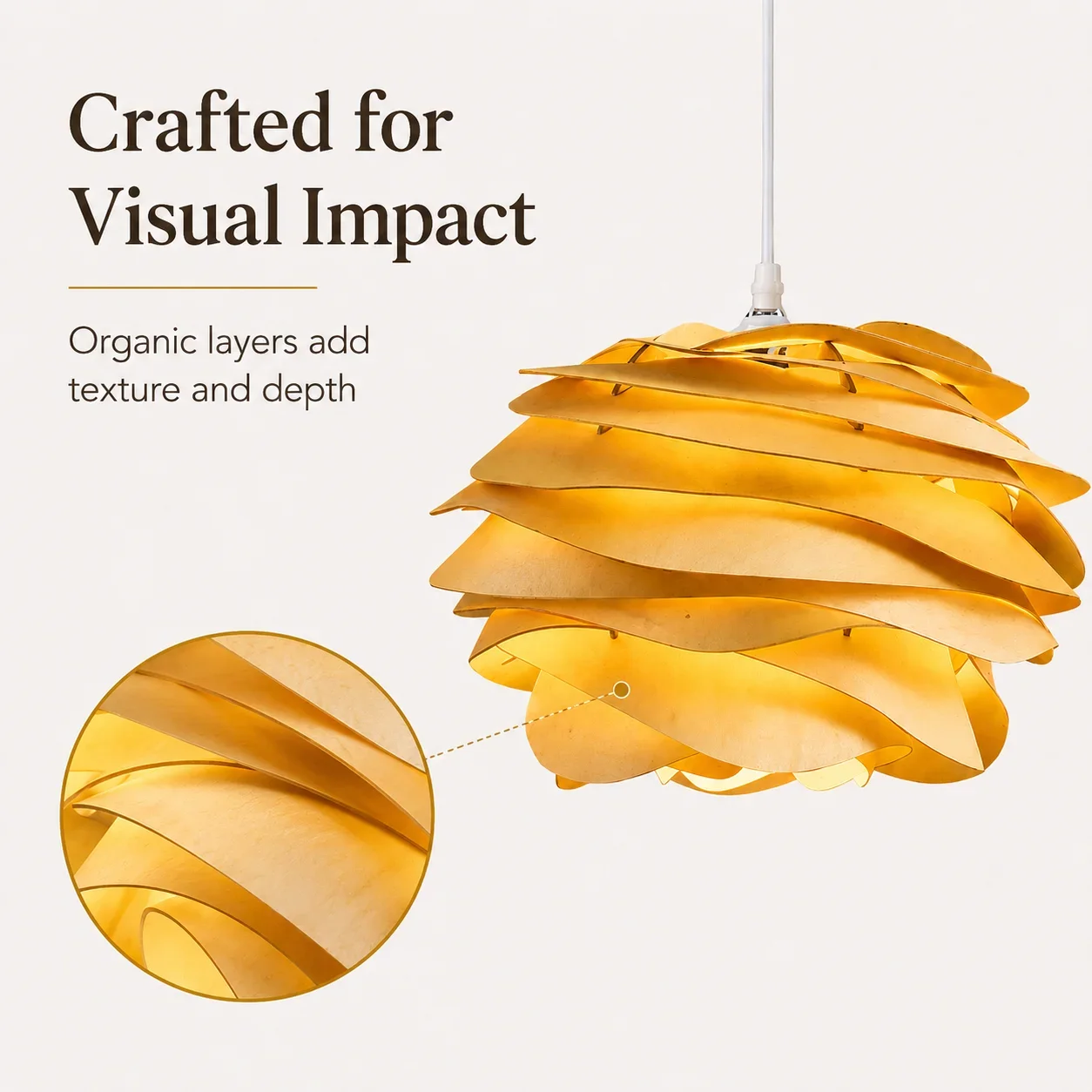 JOYINLED 30CM Modern Pendant Light E26 E27 Hanging Lamp Fixture for Dining Room Kitchen Island Home Decor Bulb Not Included
