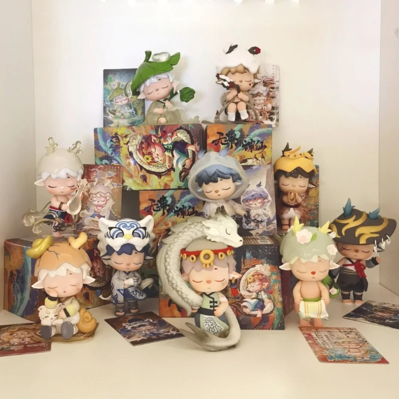 

Mimi Leisurely Fairy Series Blind Box Cute Manual Action Figure Mysterious Box Model Toy Girl Birthday Gift Desktop Decorations