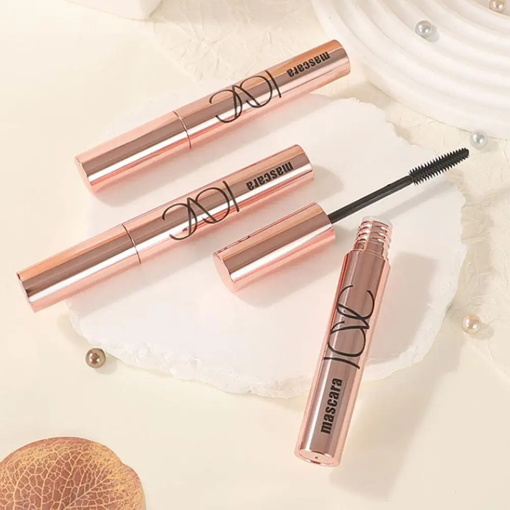 Black Waterproof Mascara Lengthening And Volumizing, Smudge-Proof Sweat-Proof All Day Wear For Natural Look, Long Lasting Curl