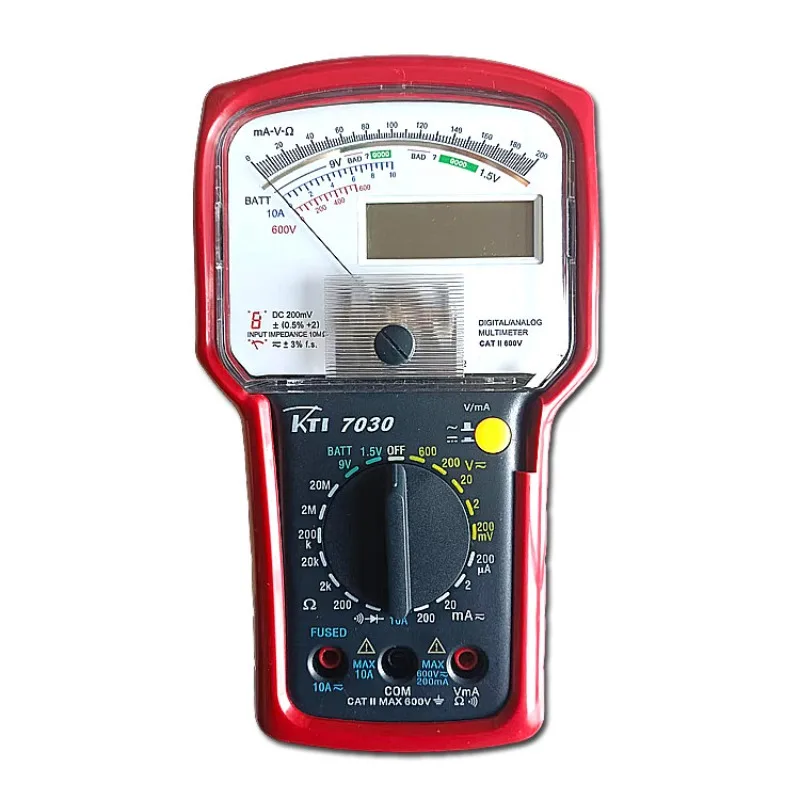 Handheld High-precision Pointer Multimeter Digital Multimeter 2 in 1 Dual Display Multimeter Tester KT7030