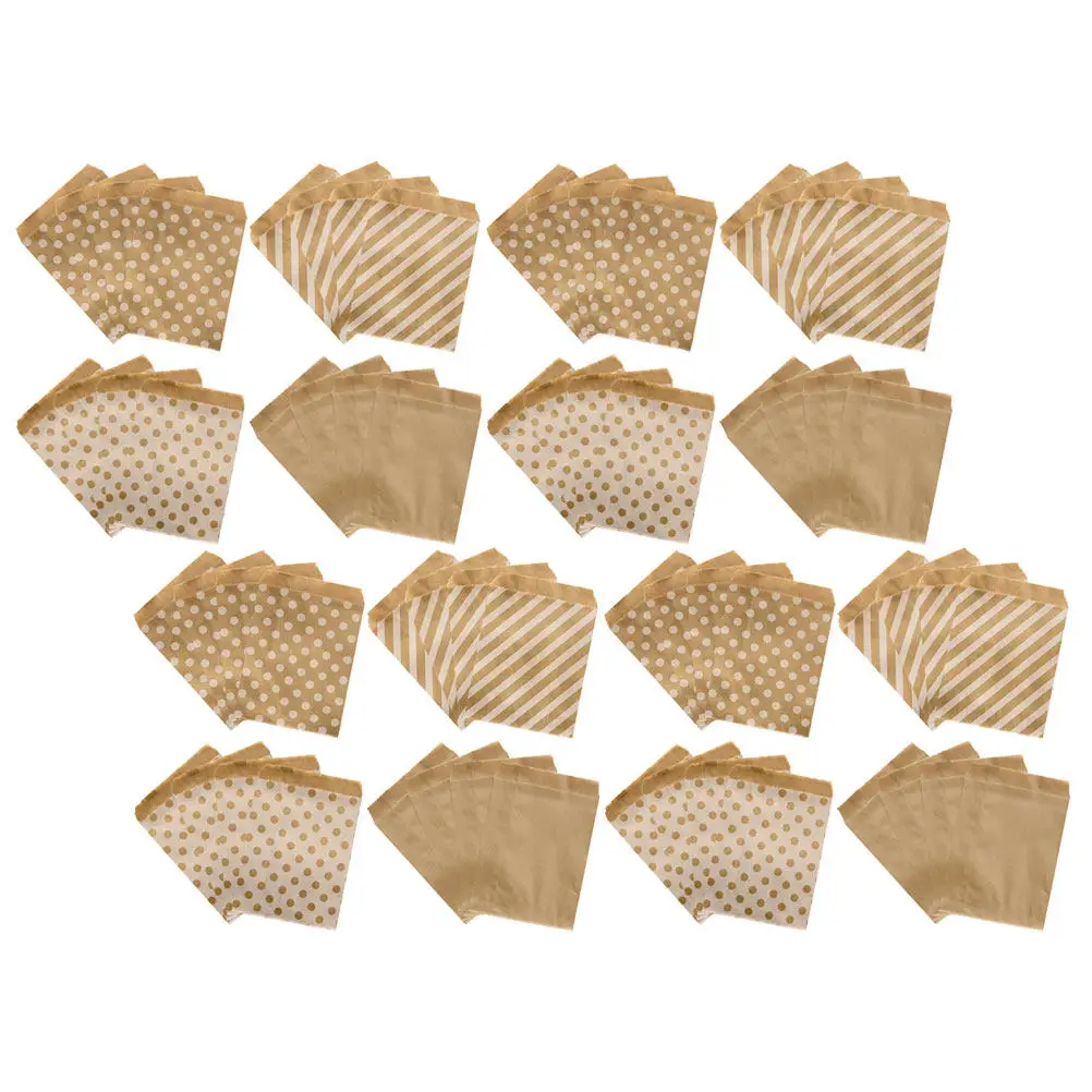 

80Pcs Elegant Retro Blank Kraft Envelopes Multi-Function Storage for Coins Medications Resistors Checks Gift Cards Daily Use