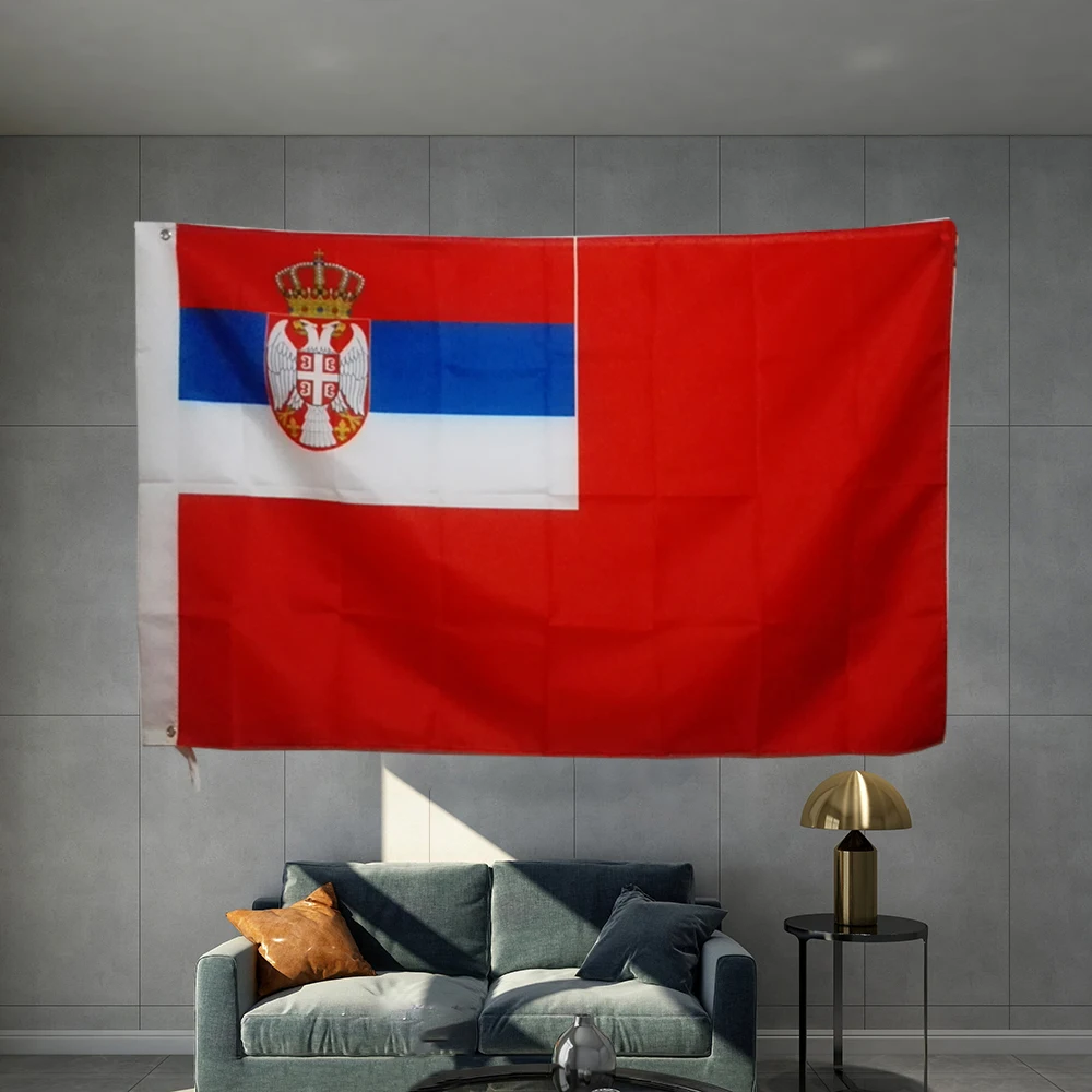 Serbia Flag Europe National Republika Srpska Ensign Banner Civil Serbian River Flotilla Armed Forces Standard of the President