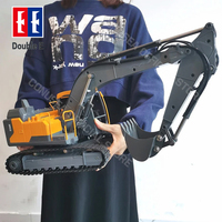 Double E E598  EC160E 1:16 17CH RC Excavator Car Model  three-in-one Dual-mode crawler  remote control Truck Digger Toys boys