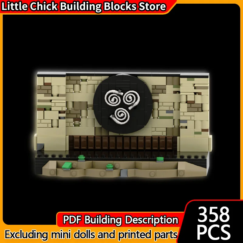 

Популярная аниме-модель MOC, строительные кирпичи, специальная витрина, модульная технология, подарки, праздник, сборка, детские игрушки, костюм