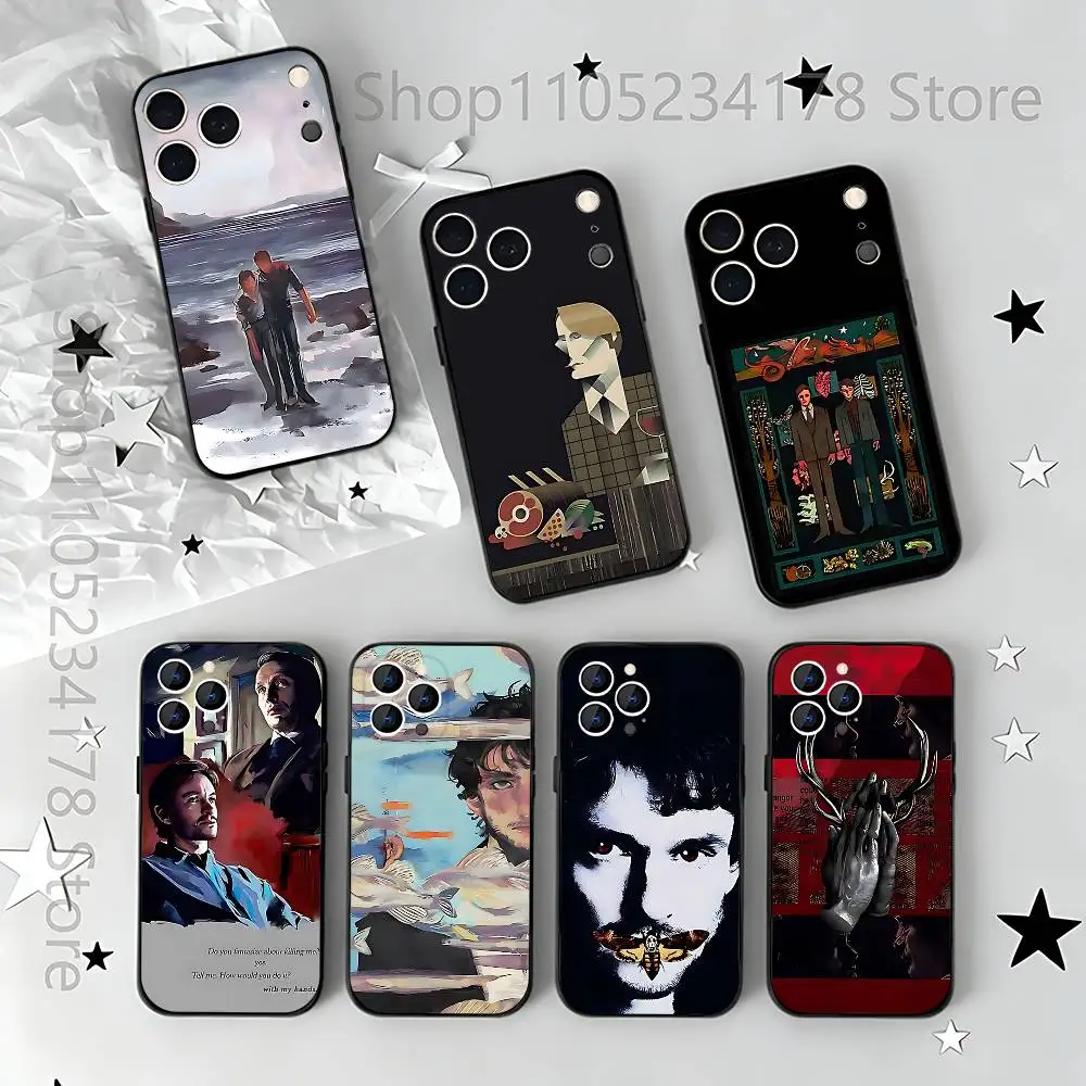 

Will Graham H-Hannibal For iPhone 12,16,13,14,15,17,11,Pro,Max,Plus,E,Air,Mini TPU Soft to Skin-friendly phone case