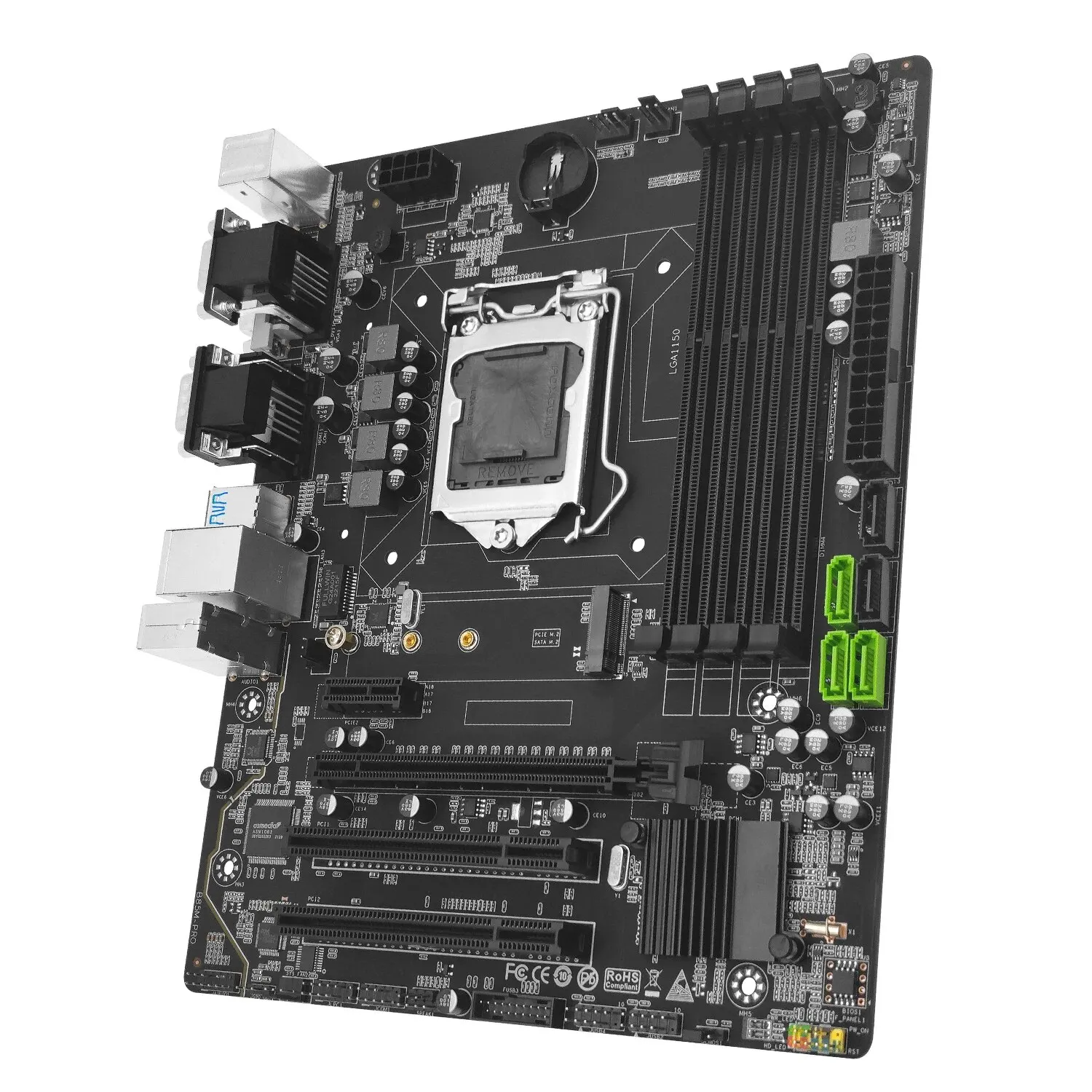 Placa madre MACHINIST B85M PRO para LGA 1150 Intel Core I3 I5 I7 CPU compatible con memoria RAM DDR3 ranura M.2