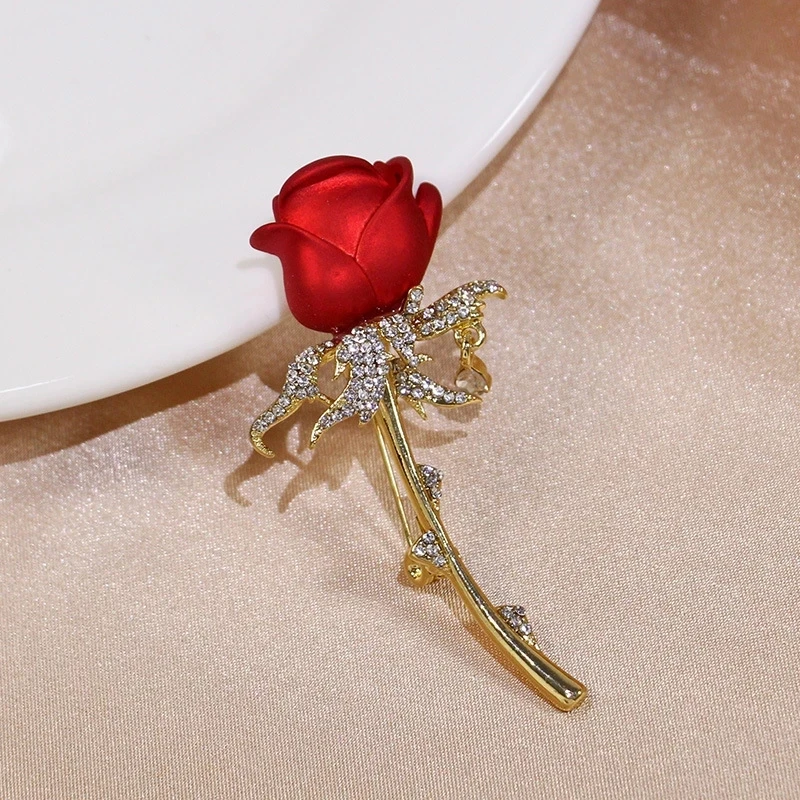 Broche Vintage Couronne De Bleuet Bleu Violet - Épingle Perles Gradient Pour Femme