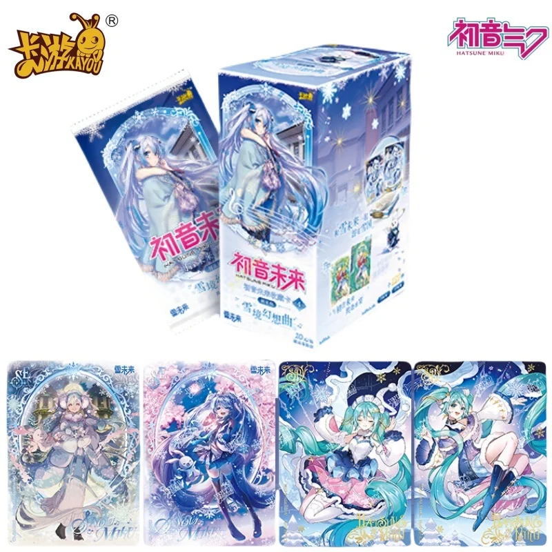 

KAYOU Genuine Hatsune Miku Card First Package Series Animation Game Collection Card SE Peripheral Children's Toys Girl Gifts
