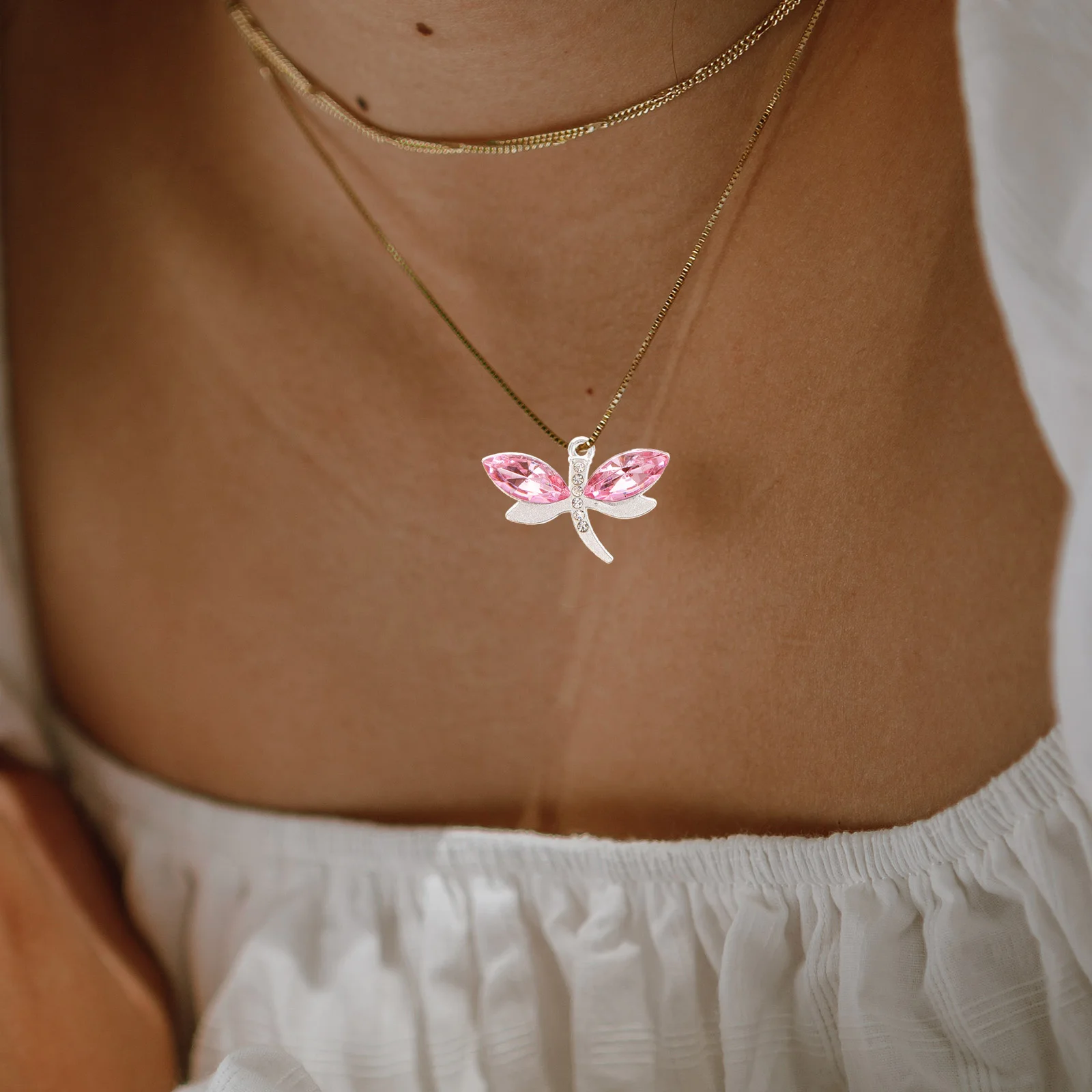 

30 Pcs Alloy Dragonfly Charms Jewelry Making Crafts White Pendant For Keychain Necklace Earring Decor Accessories