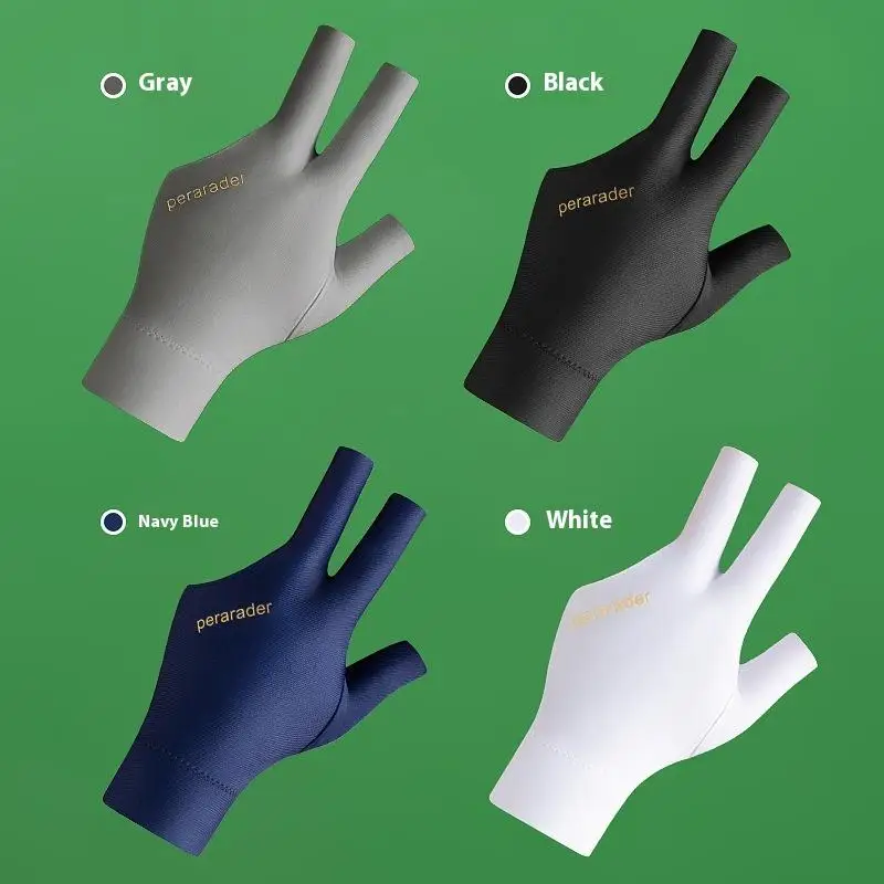 ~1PC Billiards Gloves Enhanced Grip Left Hand Open Finger Professional Billiards Gloves Snooker Table Tennis Gloves
