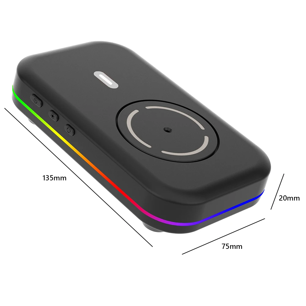 

Undetectable Mouse Mover Jiggler ON/Off Switch Mouse Shaker Type-C Port Automatic Mouse Wiggler No Software Required/Driver-Free