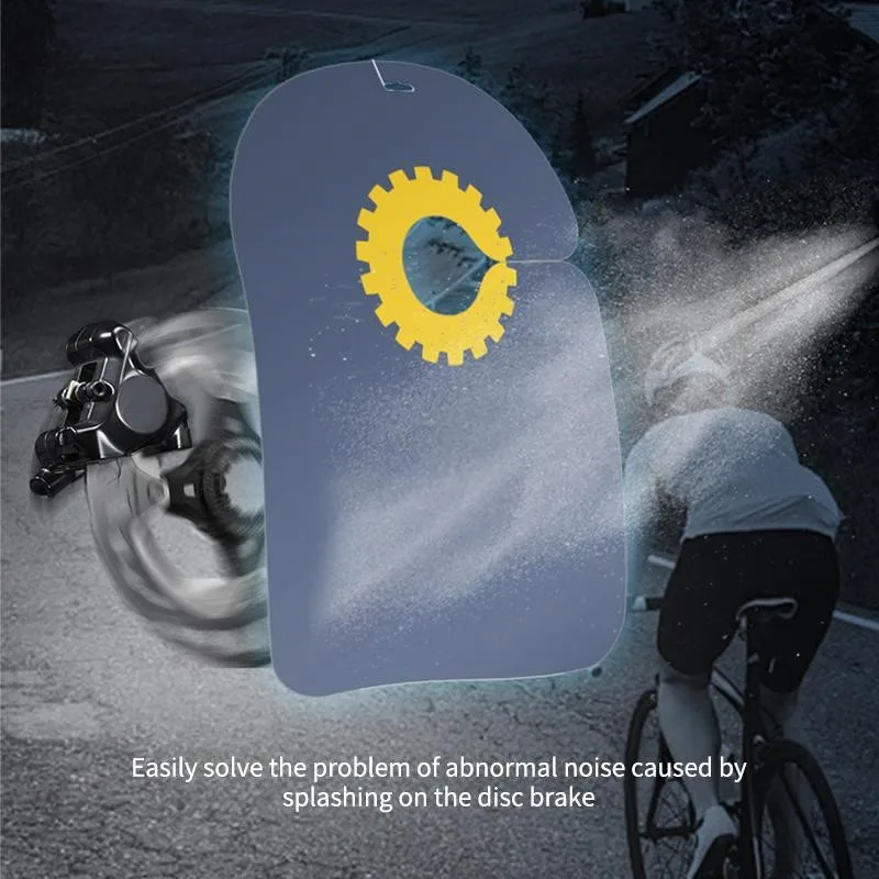 Protector de Líquido Lubricante para Cadena de Bicicleta, Cubierta de Rotor de Freno de Disco de PVC para Reparación y Mantenimiento de Bicicletas de Montaña y Carretera