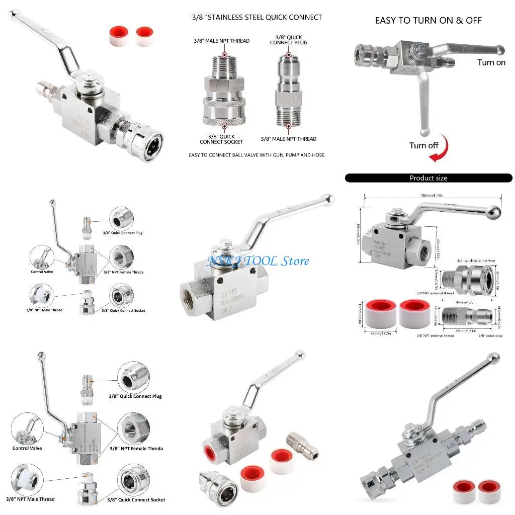

L8RC Easy Connection Stainless Steel Valves Assembly 4500PSI Heavy Duty Valves