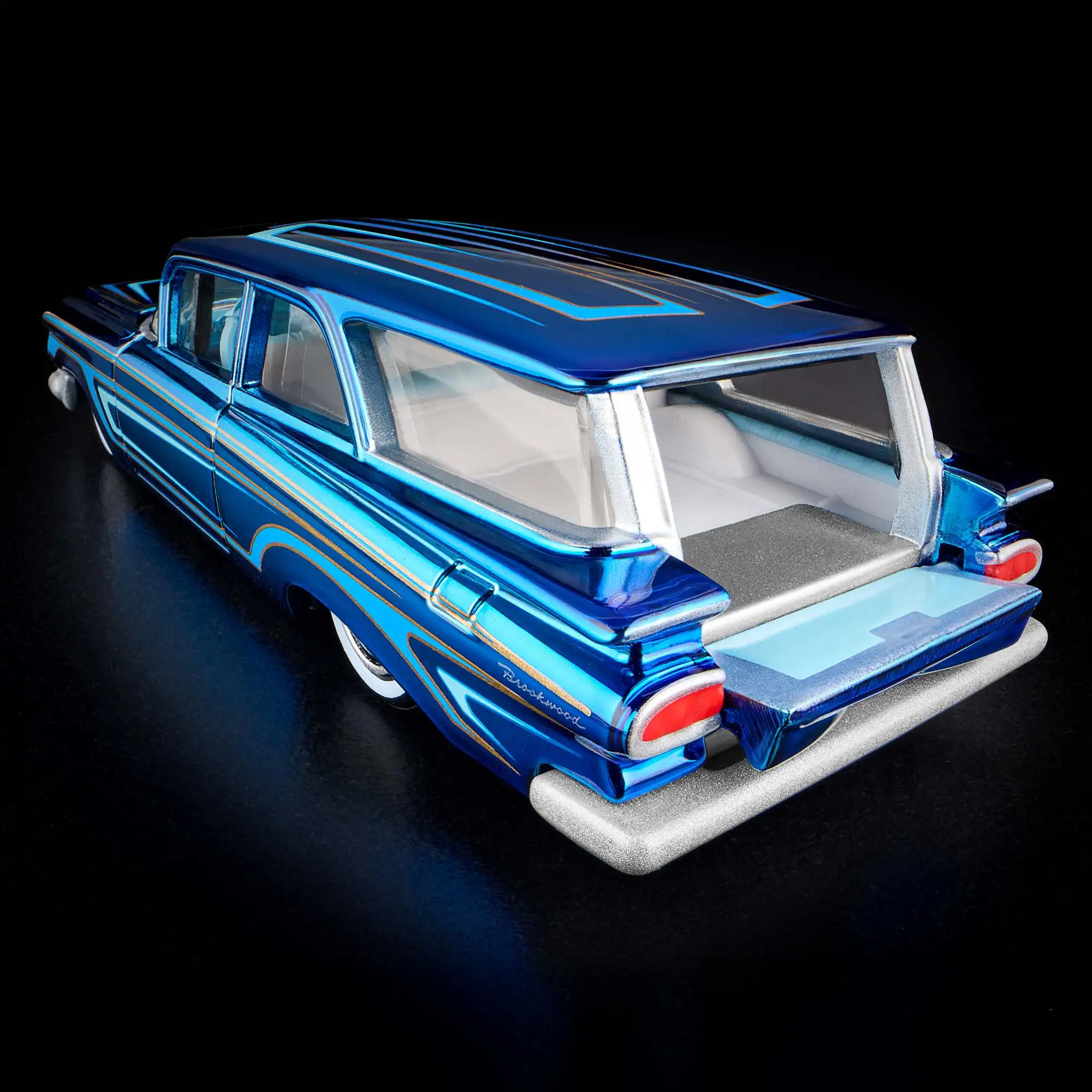 Hot Wheels Collectors RLC Exclusive 1959 Chevrolet Brookwood Ice Blue Scale 1:64 รถDiecast