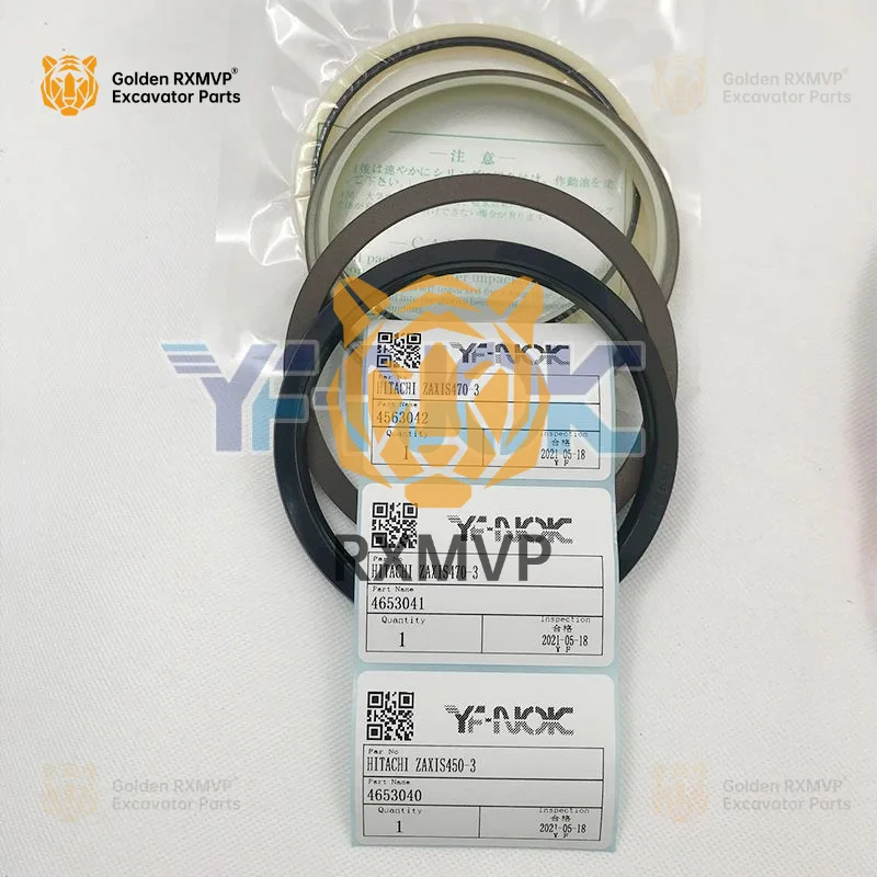 For  Parts ZAX450-3 ZAX470-3 4653040 4653041 4563042 boom Middle Arm  Bucket Oil Seal Repair Kit Excavator