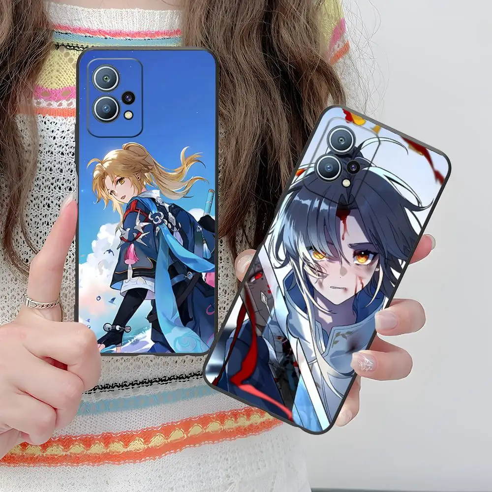 Funda de Teléfono Móvil HSR Yanqing de TPU Mate para Huawei P60 P50 P40 P30 P20 P10 P9 P8 Pro Lite Plus con Impresión Colorida