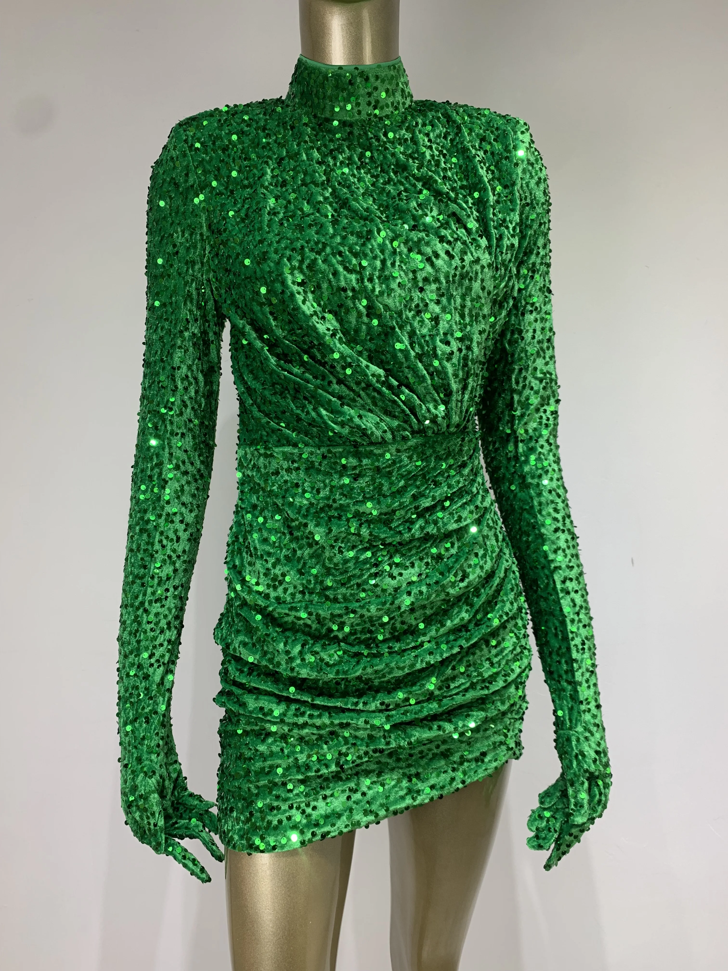 Long Sleeve Green Sequins Mini Dress: The Ultimate Guide to Style, Fit, and  Real-World Wear