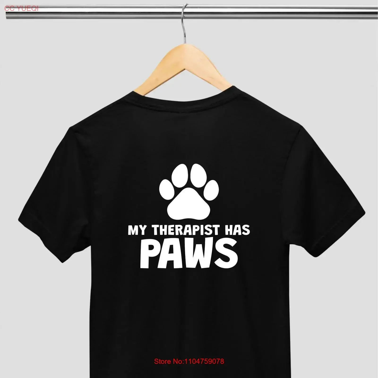 T-shirt drôle pour thérapeute canin, psychiaticien, analyseur de pattes, pour animaux de compagnie, chiens, animaux, maman, papa, enfants, style vintage délavé, graphique décontracté