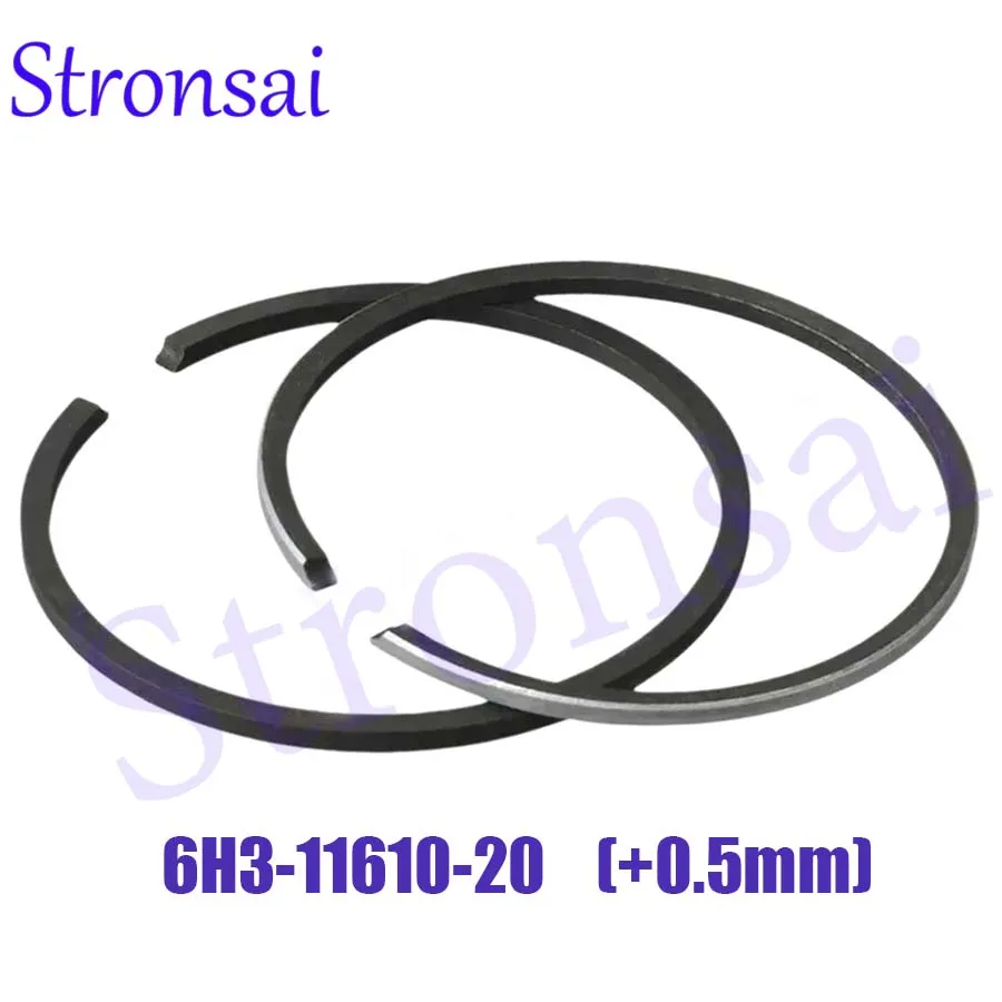 

6H3-11610-20 Piston Ring Set (+0.50MM O.S) for Yamaha outboard 60HP 70HP Sierra Marine 18-3963 Boat Engine Parts