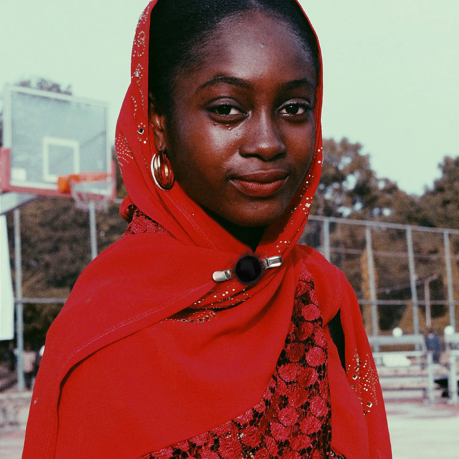 

6Pcs Elegant Pompom Shawl Clips Modern Metal Brooch Pins for Women Cardigan Sweater Scarf Hat Cape Stylish Clothing Decorations