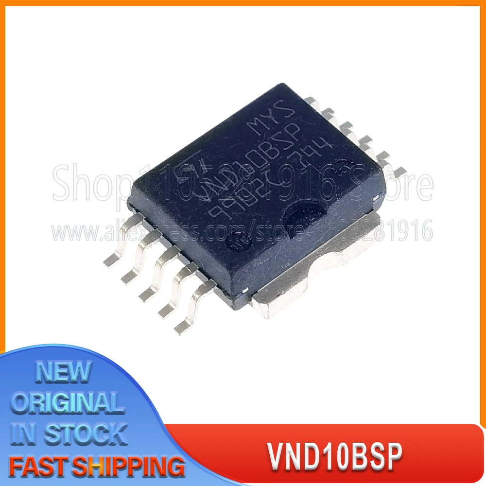 

1~20 шт./лот VND10BSP Чип для автомобильных компьютерных плат, уязвимый, HSOP10, 100% новый, в наличии на складе
