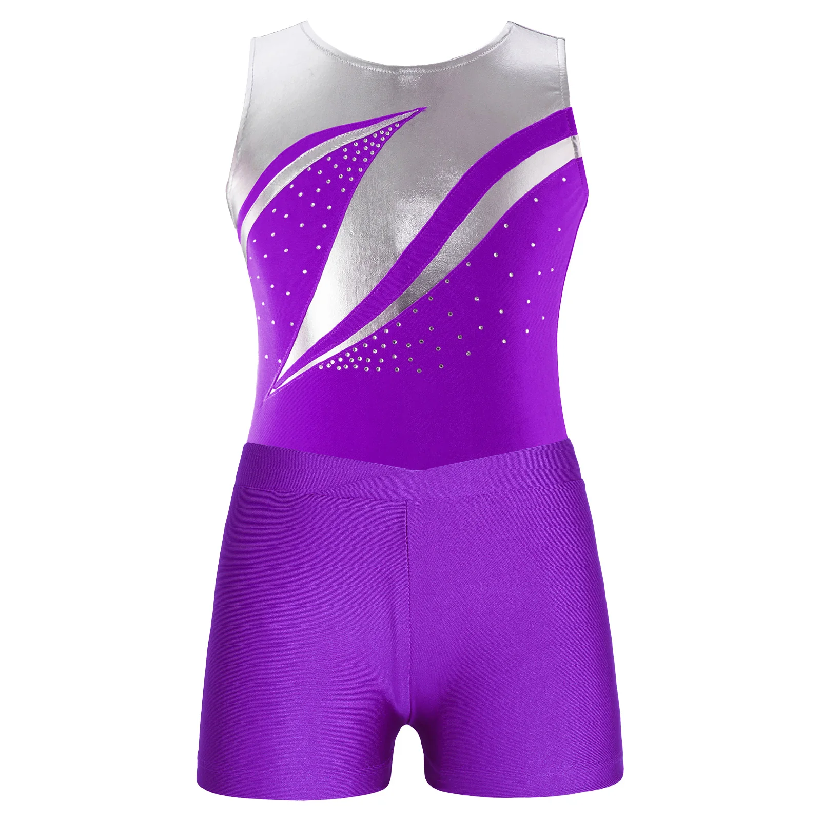 Bambini ragazze balletto ginnastica body con pantaloncini bambini balletto danza abiti Dancewear set per Yoga Unitard pattinaggio tuta