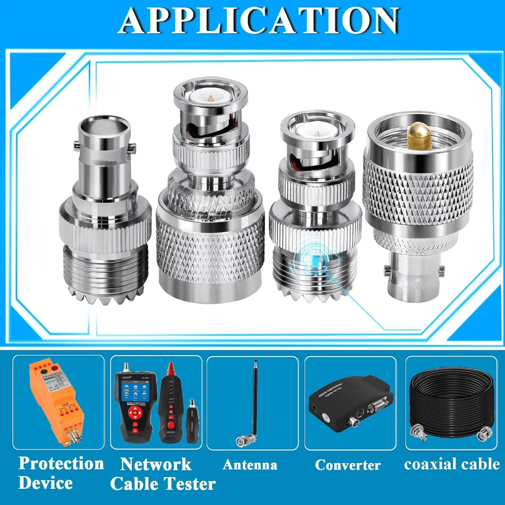 4-Piece PL259/SO239…