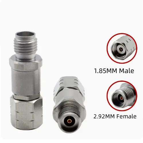 1.85 مللي متر إلى 2.92 مللي متر ذكر أنثى موجة محول الفولاذ المقاوم للصدأ اختبار رئيس DC-40 جيجا هرتز