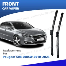 LHD Front Windshield Wiper Blades For Peugeot 508 508SW 2010-2023 Windscreen Accessories 2011 2012 2014 2018 2019 2021