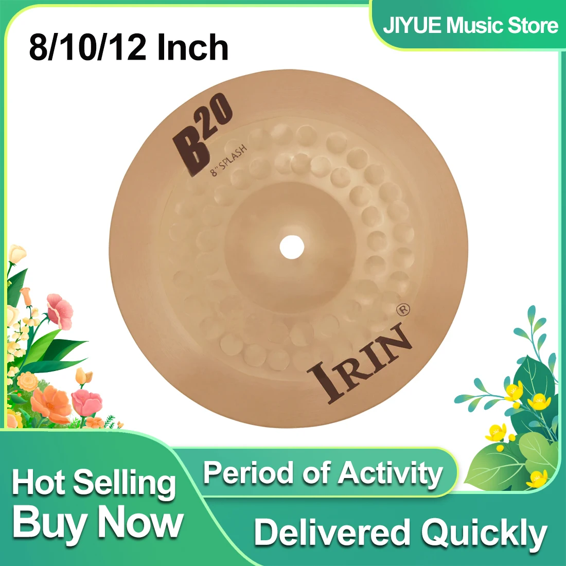 IRIN 8/10/12 inç Ziller Crash  - Cymbal Hi Hat incelemesi ve fiyatı