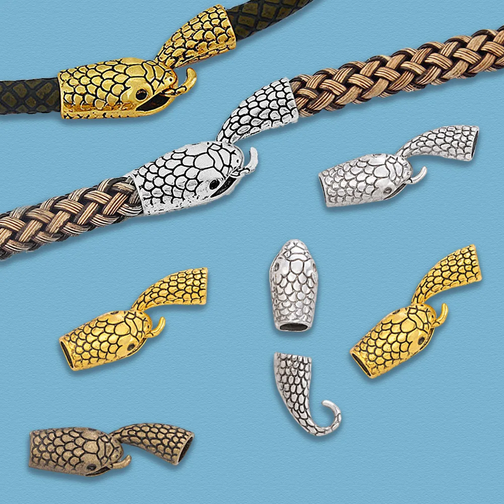 

Hot-selling snake head stoppers, personalized DIY decoration, fashionable European and American fashion clothing accessories