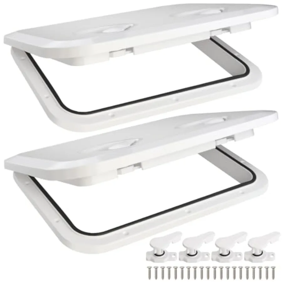

Marine Boat Hatch Deck Cover LidMarine Deck Access Hatch and Lid Rectangle Boat Access Door for Bass/John/Fishing/Skiff/Sailboa