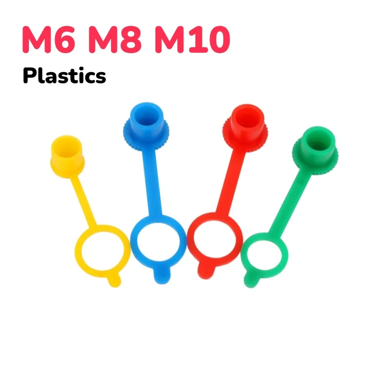 

Red/Blue/White/Yellow/Green Plastics M6 M8 M10 Grease Fitting Cap Greases Fitting Dust Cap Dust Cover