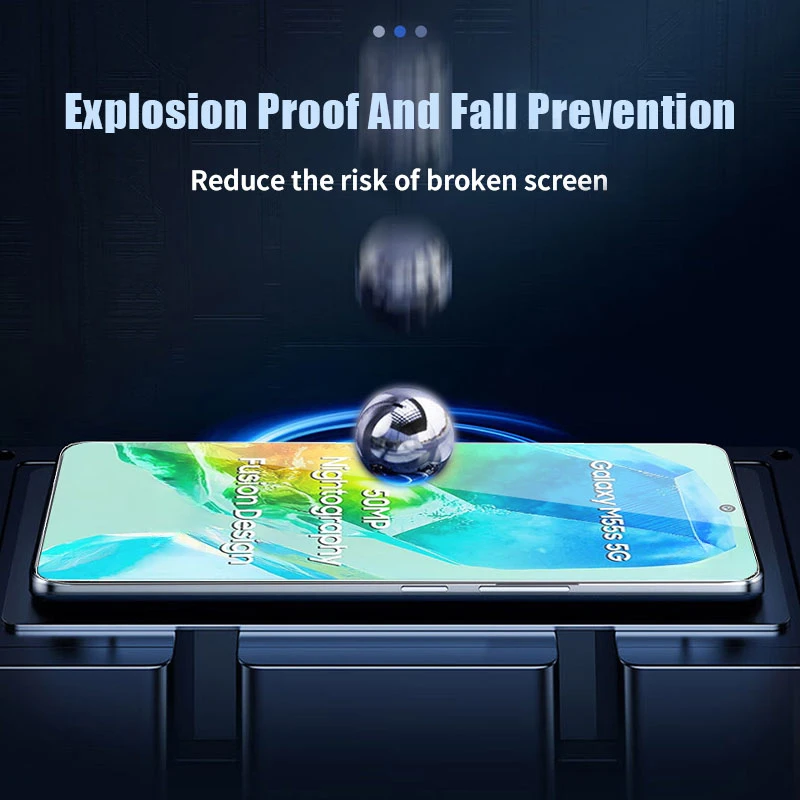 2-4Piece Tempered Glass For Samsung Galaxy M55S M55 M35 M15 M05 M54 M34 M14 M04 Screen Protector For Samsung M53 M33 M23 M62 M52
