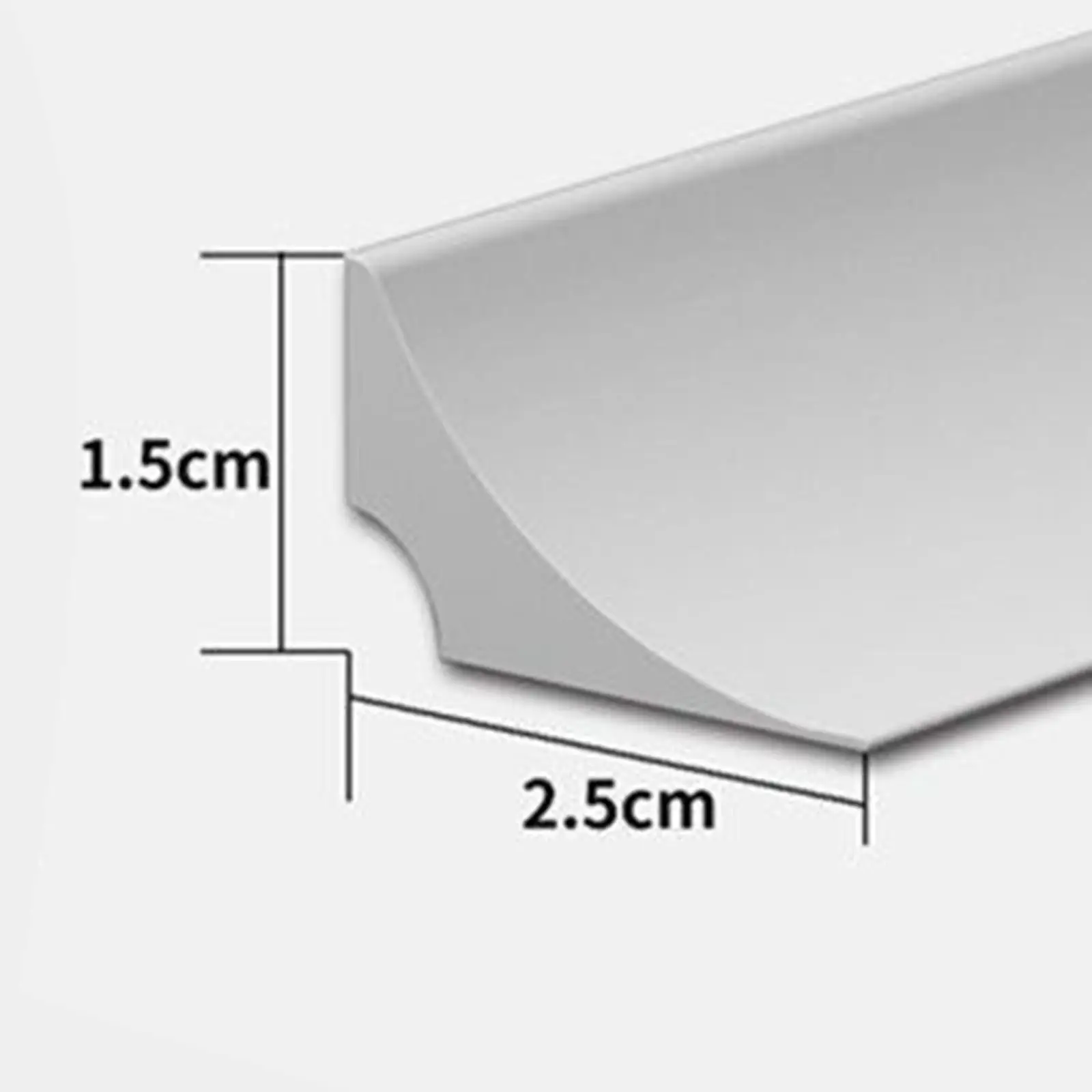 Bendable Rubber Bottom Strip Shower Barrier for Garage