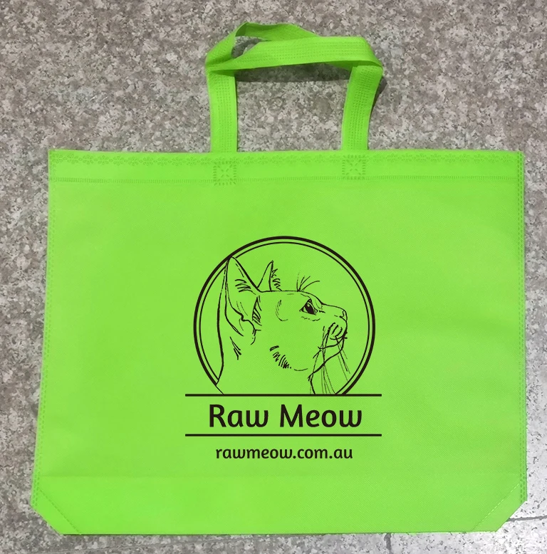 35*45cm 500 pcs non woven bags with one  sides logo print