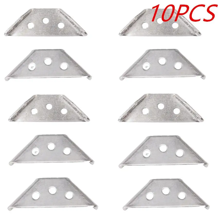 

1-10pcs Universal Furniture Corner Connector Stainless Steel Corner Brace with Screws Heavy Duty Angle Shelf Brackets for Wood