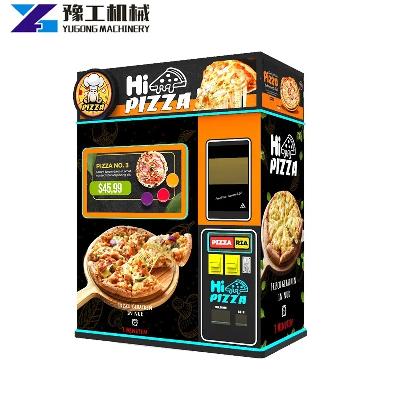 Factory Price Smart Pizza Machine Fresh Touchscreen Make Pizza Machine Bulk Pizza Coocking Vending Machine That Cooks Hot Food