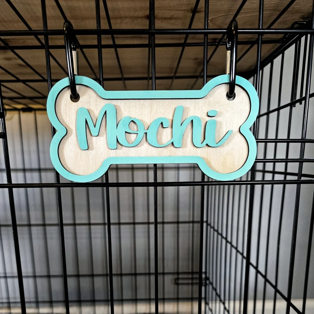 Custom Dog Tag - Personalized Large-Size Wooden Name Laser Engraved DIY Pet Accessory for Big Dogs, Daily Use & Pet Lover Gifts image 6