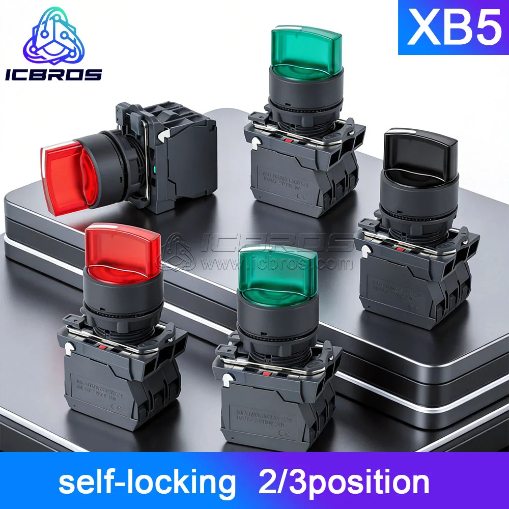 XB5 Knob Push Butto…