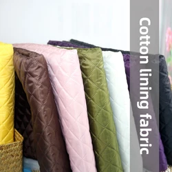 Winter Composite Cotton Lining Fabric By The Meter for Clothes Pillowcase Cushion Diy Sewing Cloth Thick Warm Fluffy Plain White