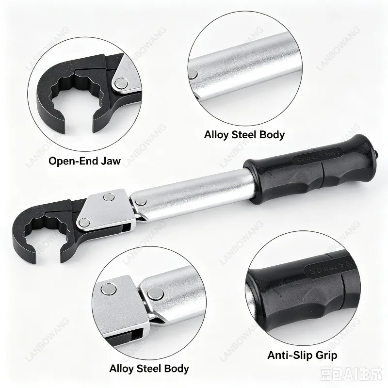 Suitable for ST-02L Ratchet Torque Wrench, High-precision Open-ended Wrench, Spark Plug, Air Conditioning Maintenance Tool