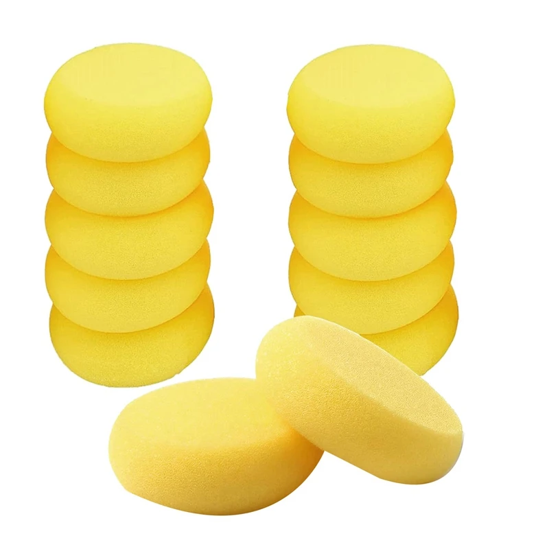 50Pcs Pottery Sponges For Clay, Round Sponge, Clay Sponges For Pottery, Paint Sponges