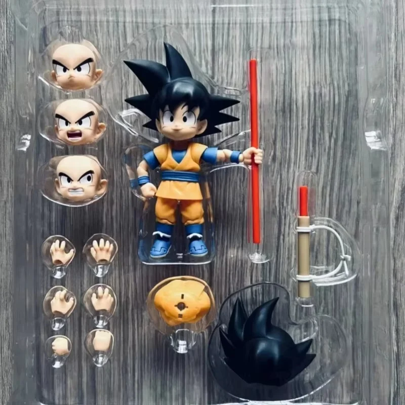 Bandai S.H.Figuarts Dragon Ball Daima Son Goku Mini 1/12 Action Doll Collectible Anime Figure Model Toy Birthday Gifts